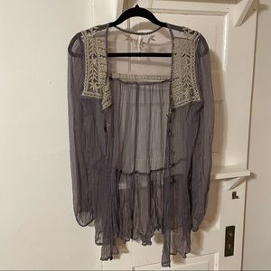 Free people sheer blouse